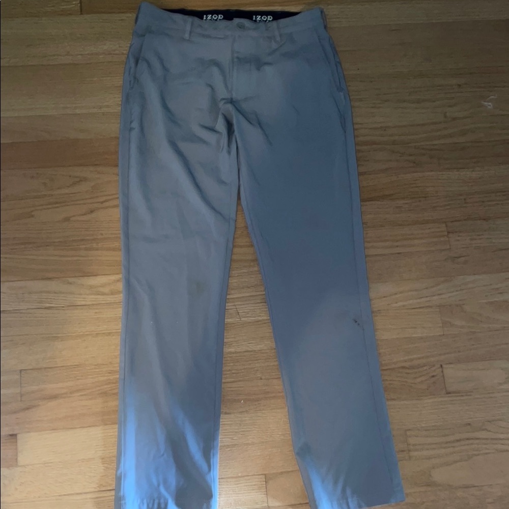 Izod Gray Chinos with Sleek Style